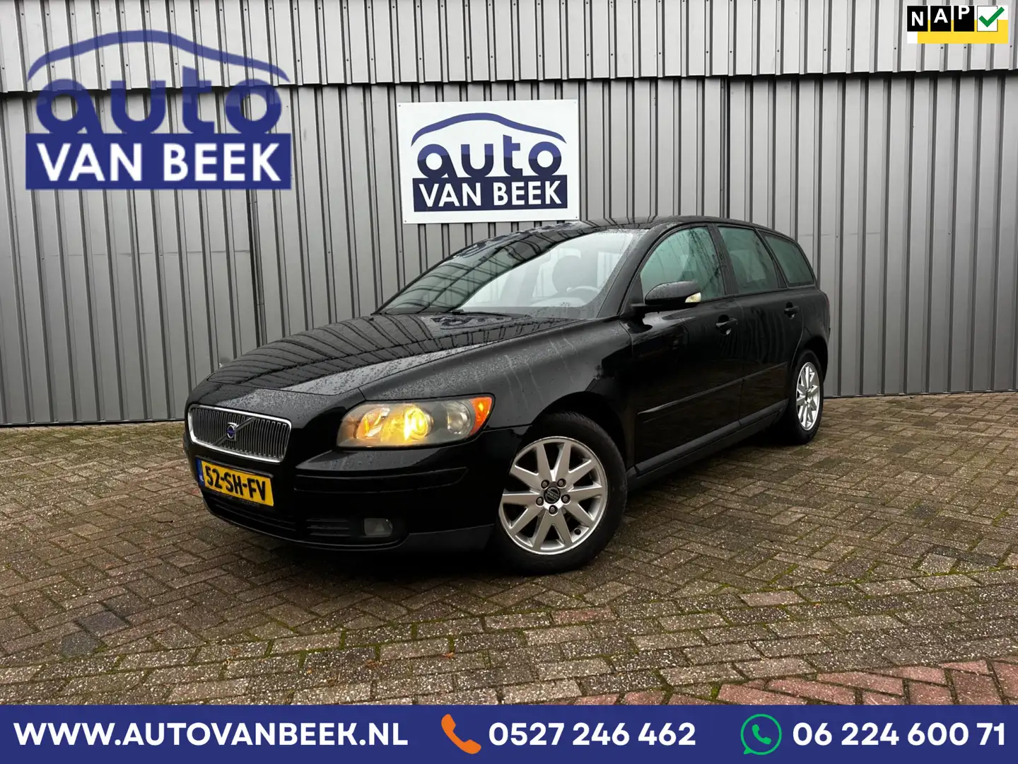 Volvo V50 2.0D Edition II (exportprijs) Zwart - 1