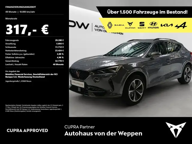 Cupra Formentor AHK Ambiente XL Assistent Paket Kamera Klima Navi