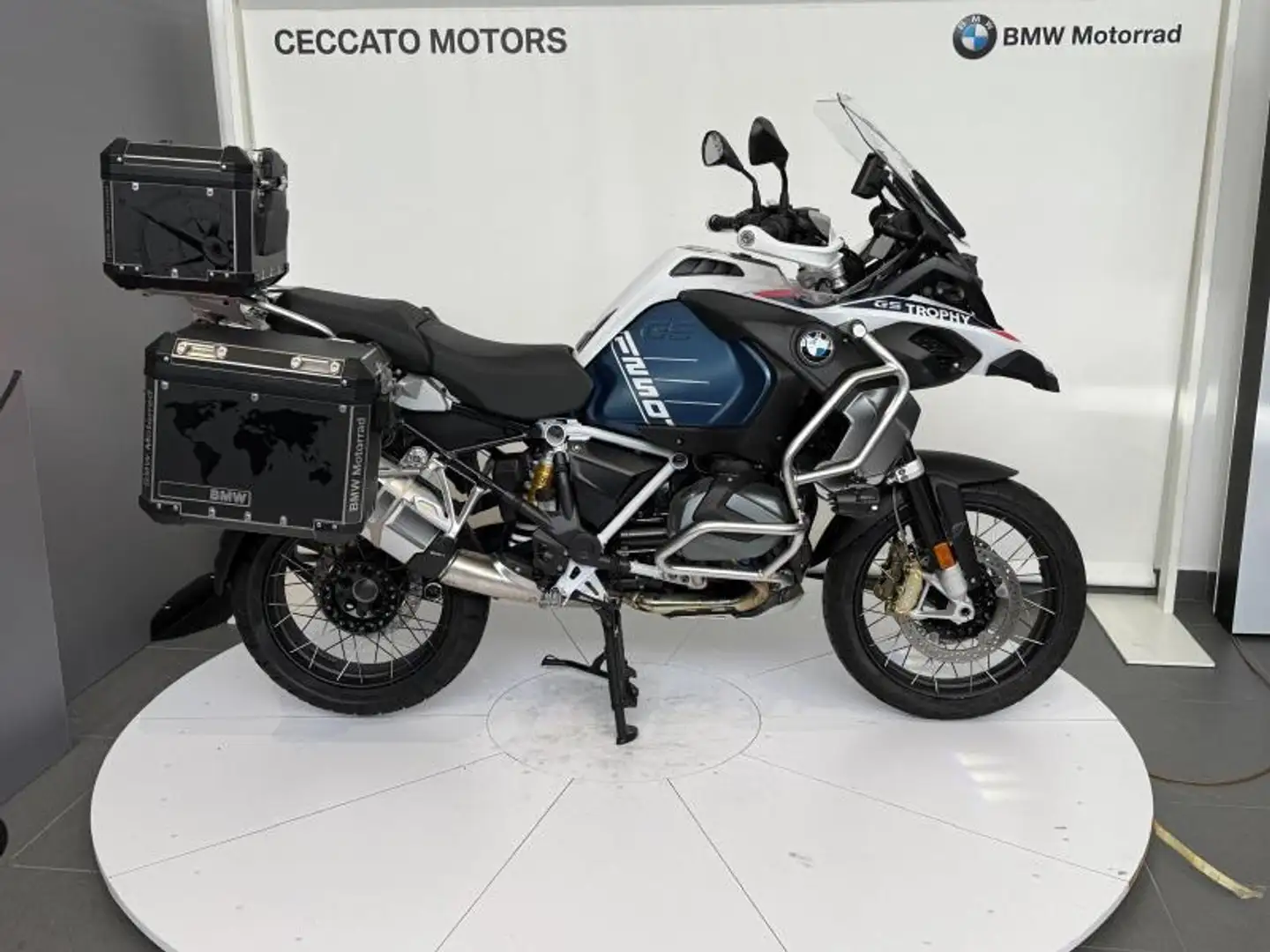 BMW R 1250 GS Adventure Abs my21 Blanc - 2