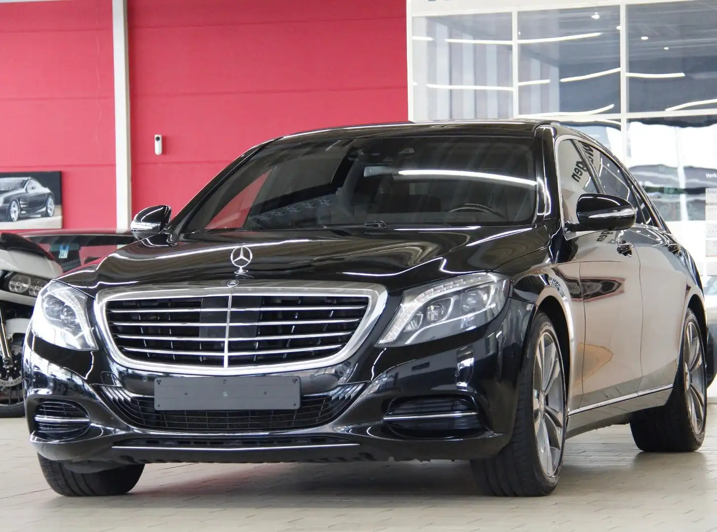 Mercedes-Benz S 500 S500 4M LANG *HEADUP*BURMESTER*TV-FOND*PANORAMA* Nero - 1