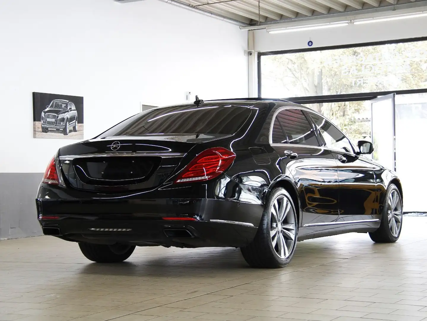 Mercedes-Benz S 500 S500 4M LANG *HEADUP*BURMESTER*TV-FOND*PANORAMA* Nero - 2