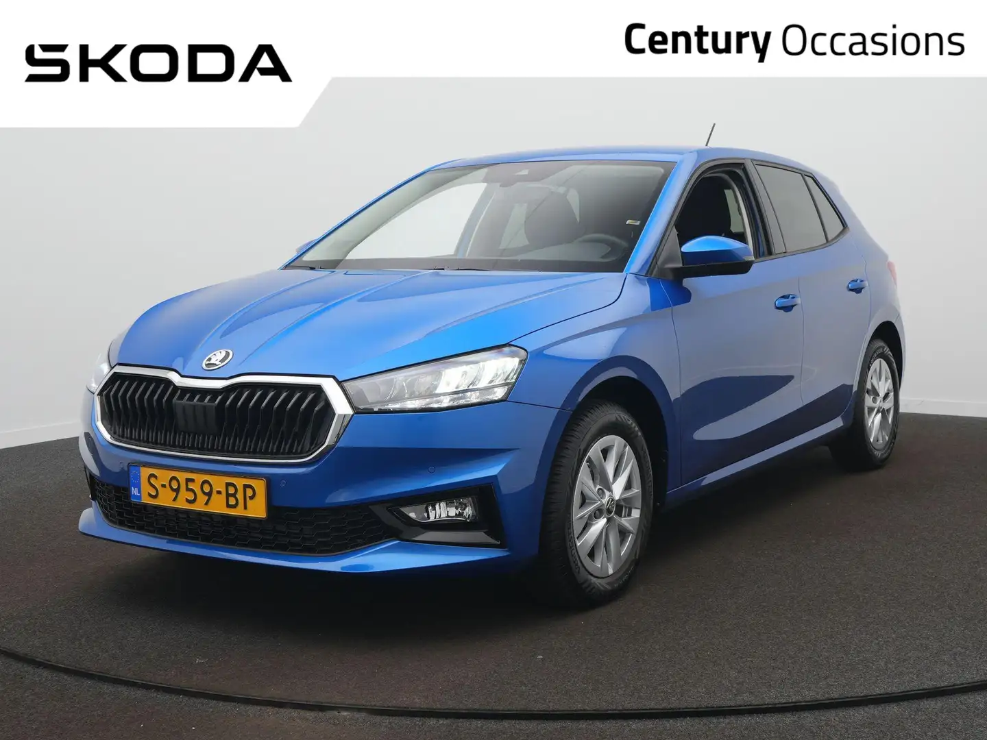 Skoda Fabia 1.0 TSI Ambition Airco / App-Connect / Parkeersens Bleu - 1