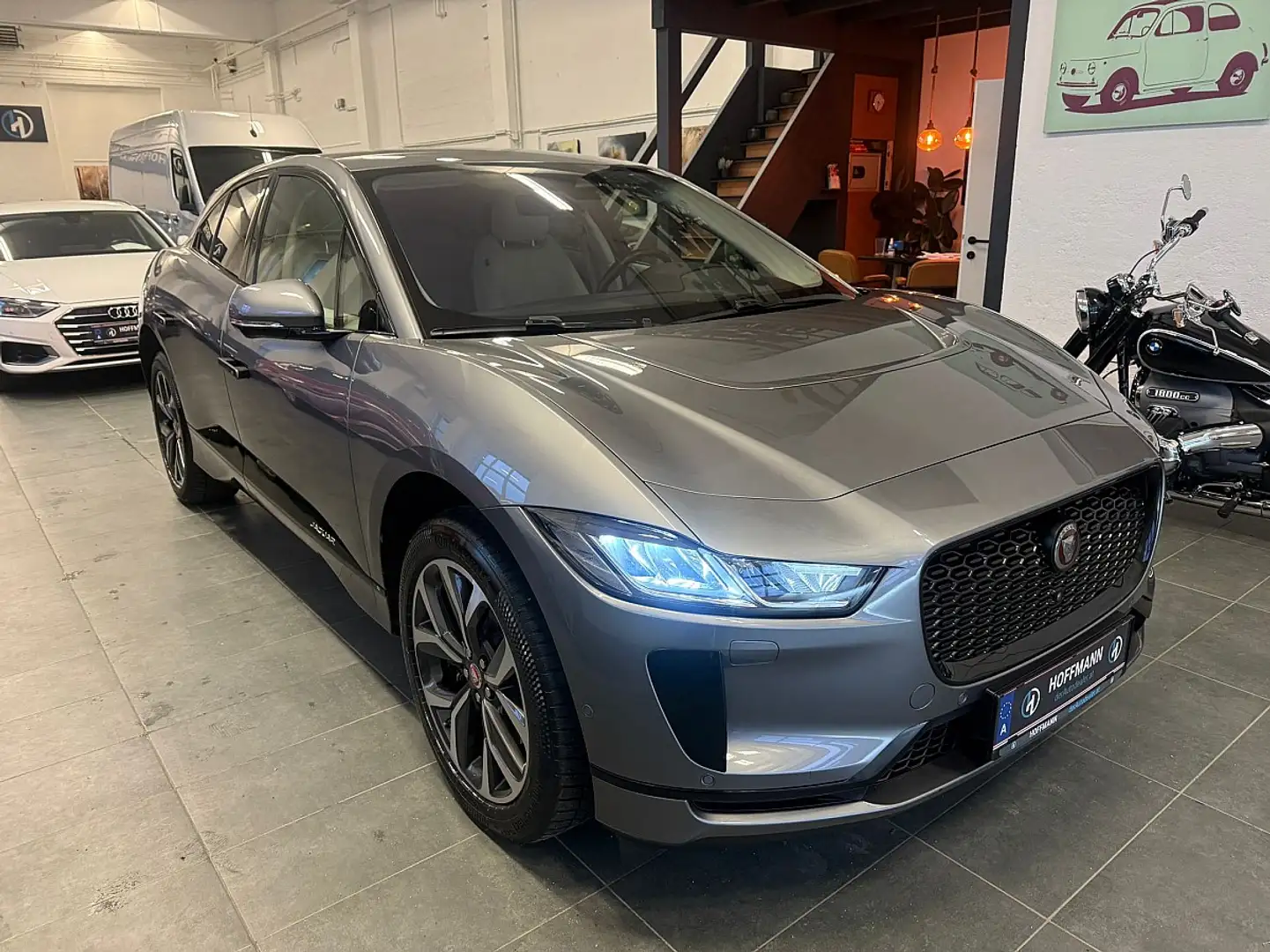 Jaguar I-Pace S EV400 AWD, Luftfahrwerk,Sitzlüftung,20"Alufelgen Grau - 1