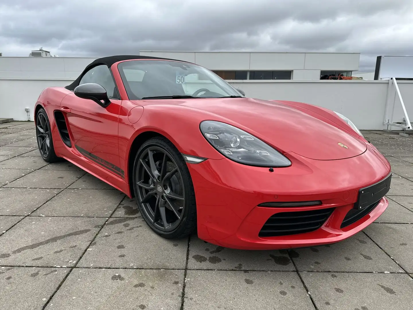 Porsche Boxster 718 T/LED PDLS PLUS/PARK ASSIST/DOPPELKUPPLUNG Rouge - 1