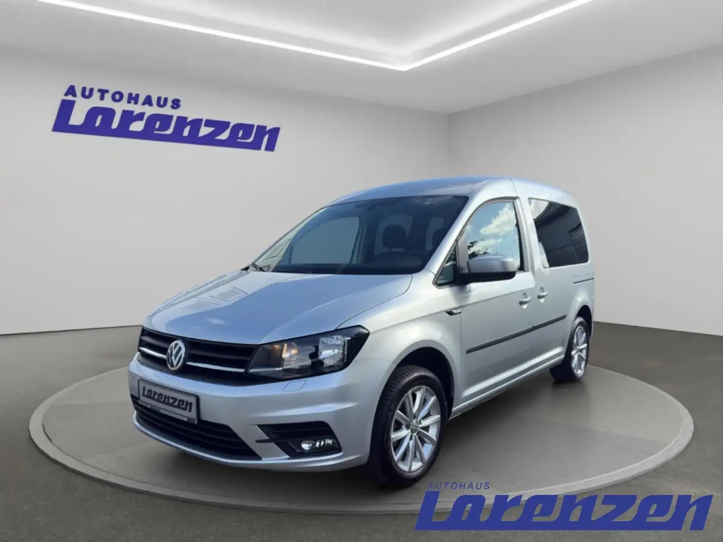 Volkswagen Caddy PKW 2.0TDI 2-Zonen-Klimaautom SHZ Notbremsass. Tem Silber - 1