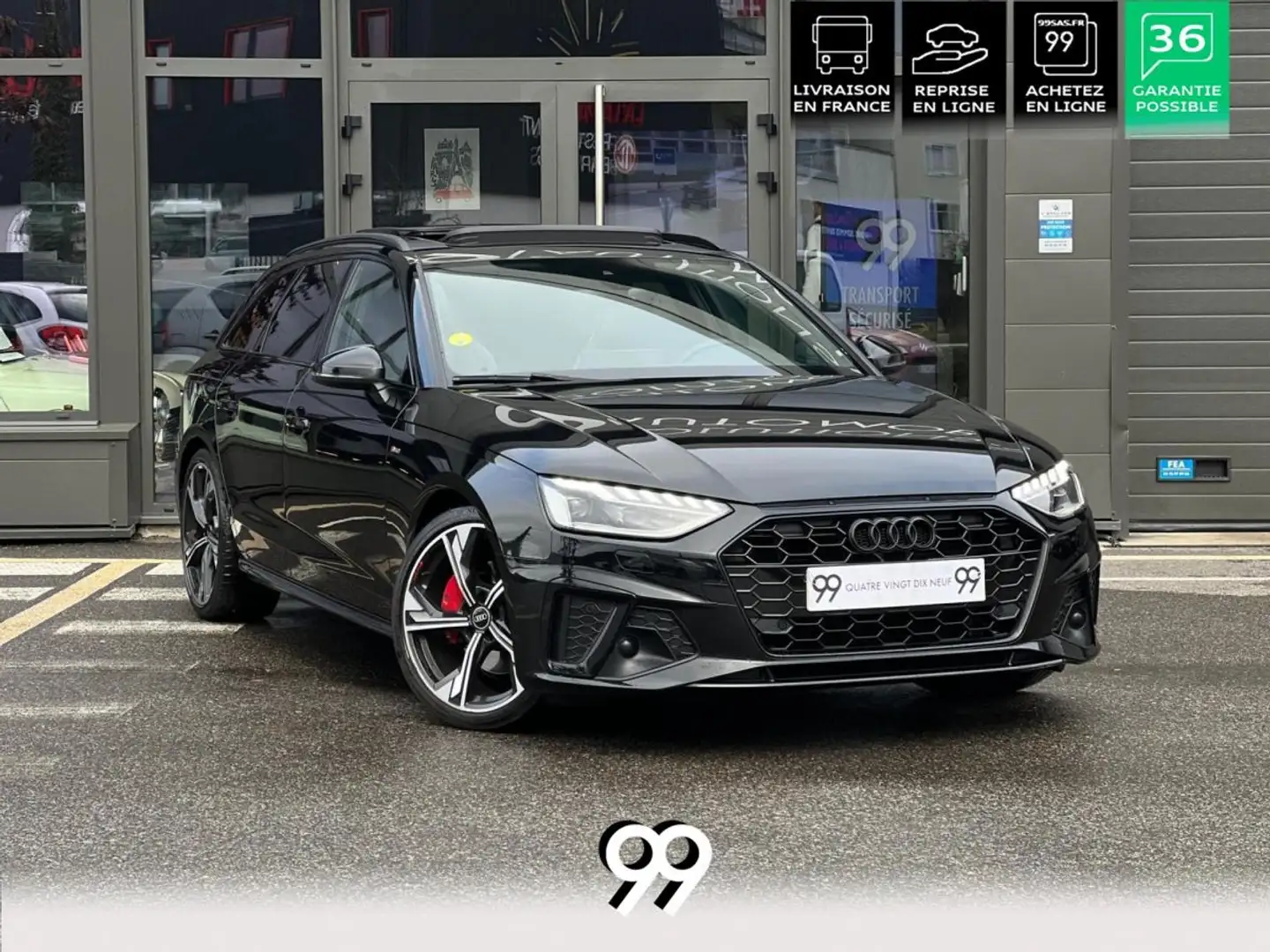 Audi A4 2.0 TDI 204CH S LINE TO SIEGE SPORT MATRIX LED LIVRAISON REPRISE LOA Zwart - 1