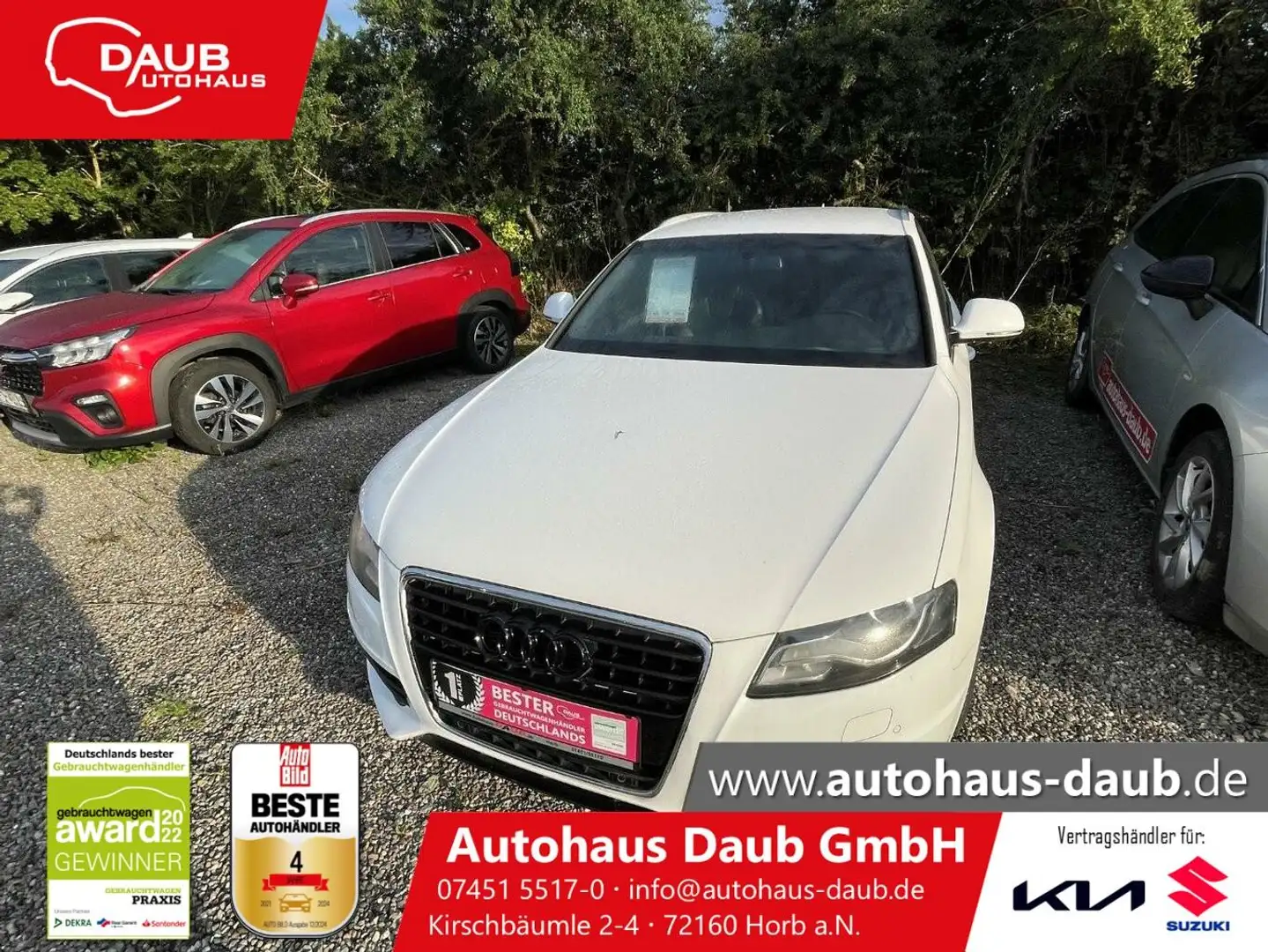 Audi A4 2.0TFSI Quattro S-line Gewerbe+Händler+Bastle Blanc - 1
