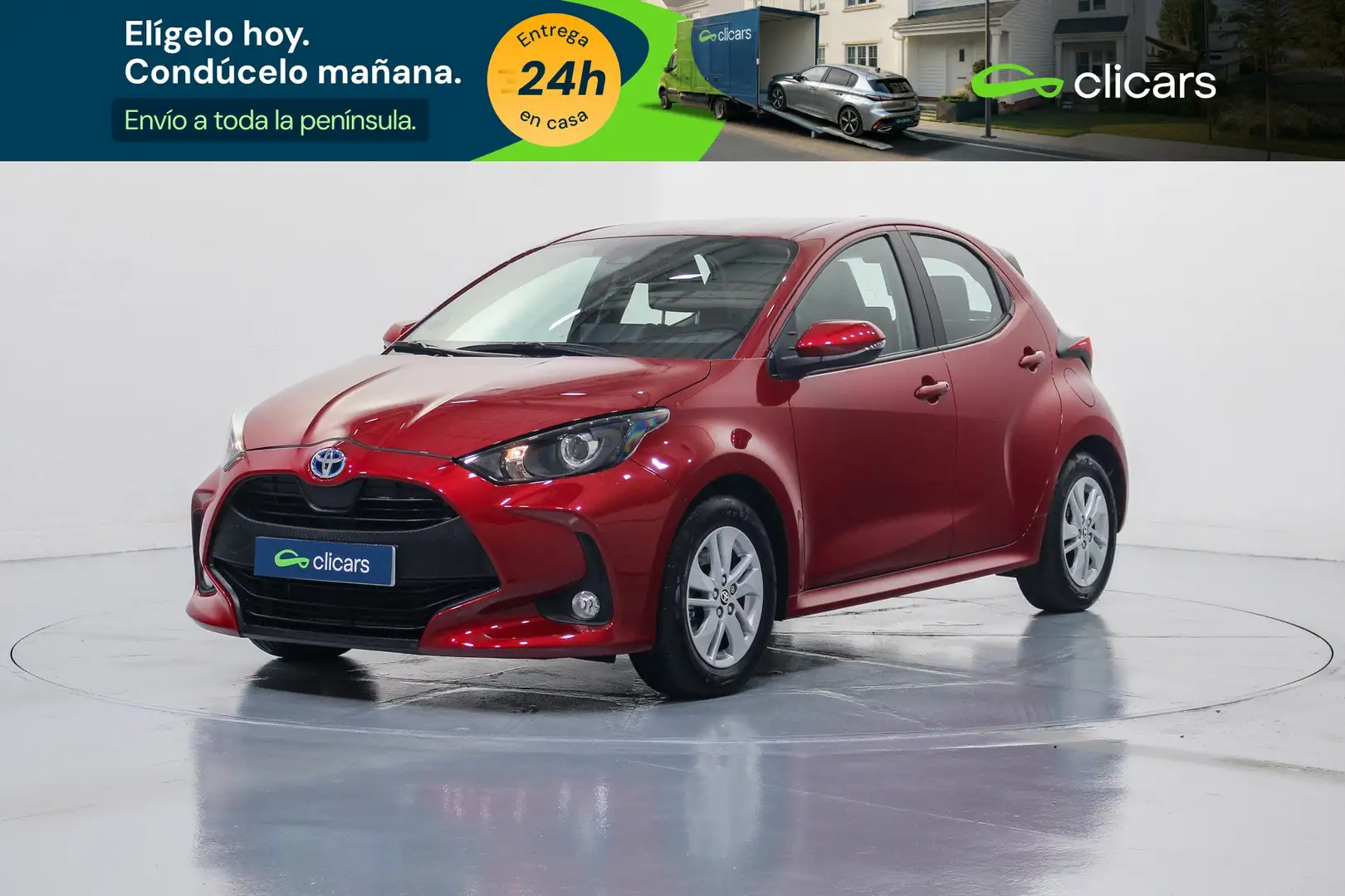 Toyota Yaris 120H 1.5 Active Tech Rojo - 1