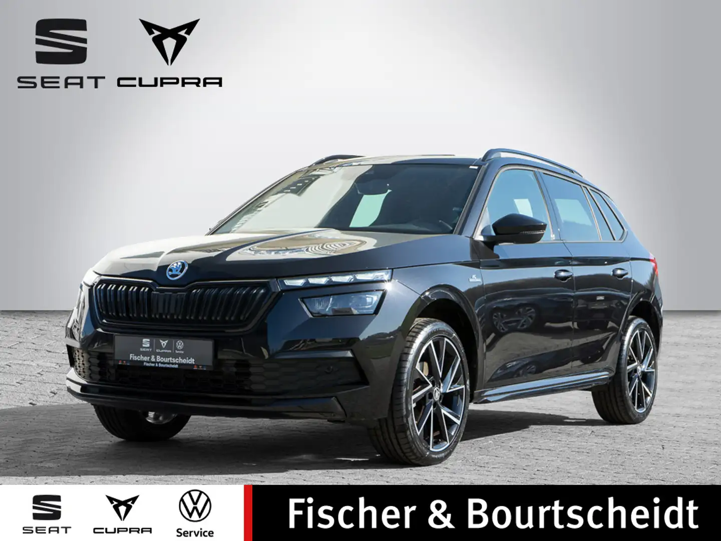 Skoda Kamiq 1.0 TSI Monte Carlo PANO LED APP PDC SH Noir - 1