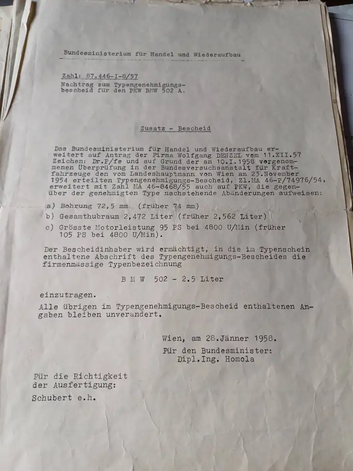 BMW 502 V8 Barockengel 00436642171875, foto 11