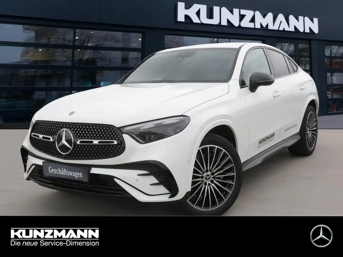 Mercedes-Benz GLC 300 d 4MATIC Coupé AMG Night Distronic MBUX Blanc - 1
