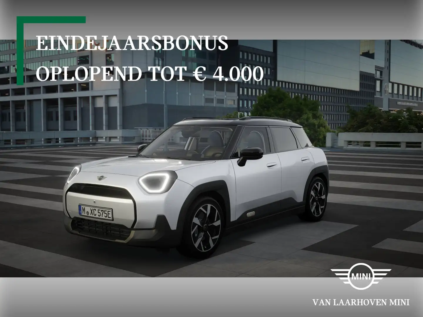MINI Aceman E / Classic / Pakket L / 18 inch Slide Spoke 2-ton Bianco - 1