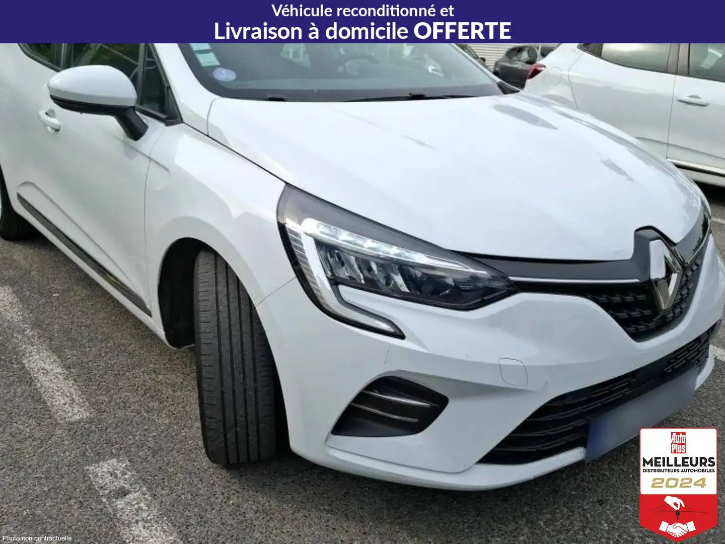 Renault Clio Clio SCe 65 Zen +GPS +Pack City Blanc - 2