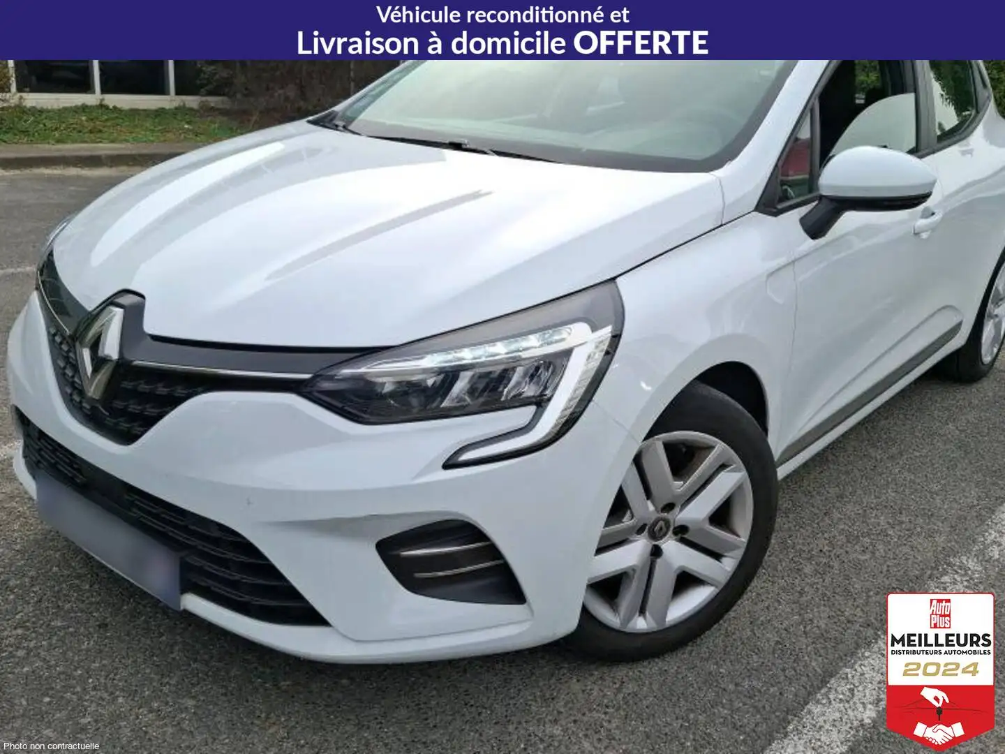 Renault Clio Clio SCe 65 Zen +GPS +Pack City Blanc - 1