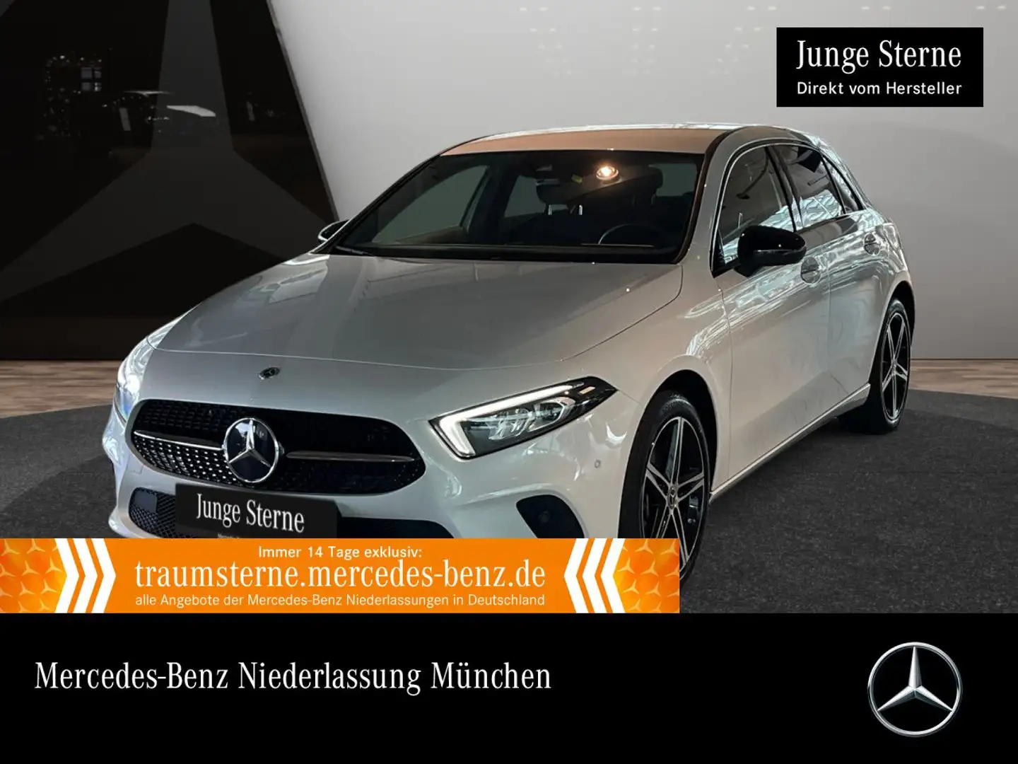 Mercedes-Benz A 250 e PROGRESSIVE+NIGHT+AHK+LED+KAMERA+KEYLESS Weiß - 1