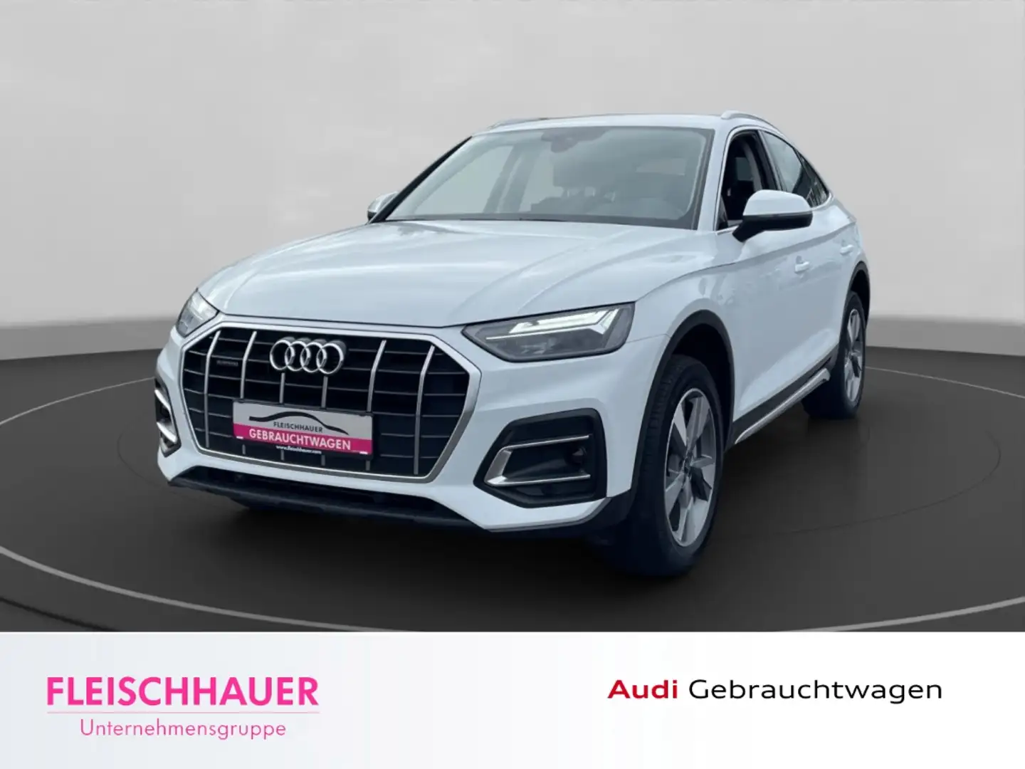 Audi Q5 Sportback 50 TFSI e quattro advanced Luftfederung Weiß - 1