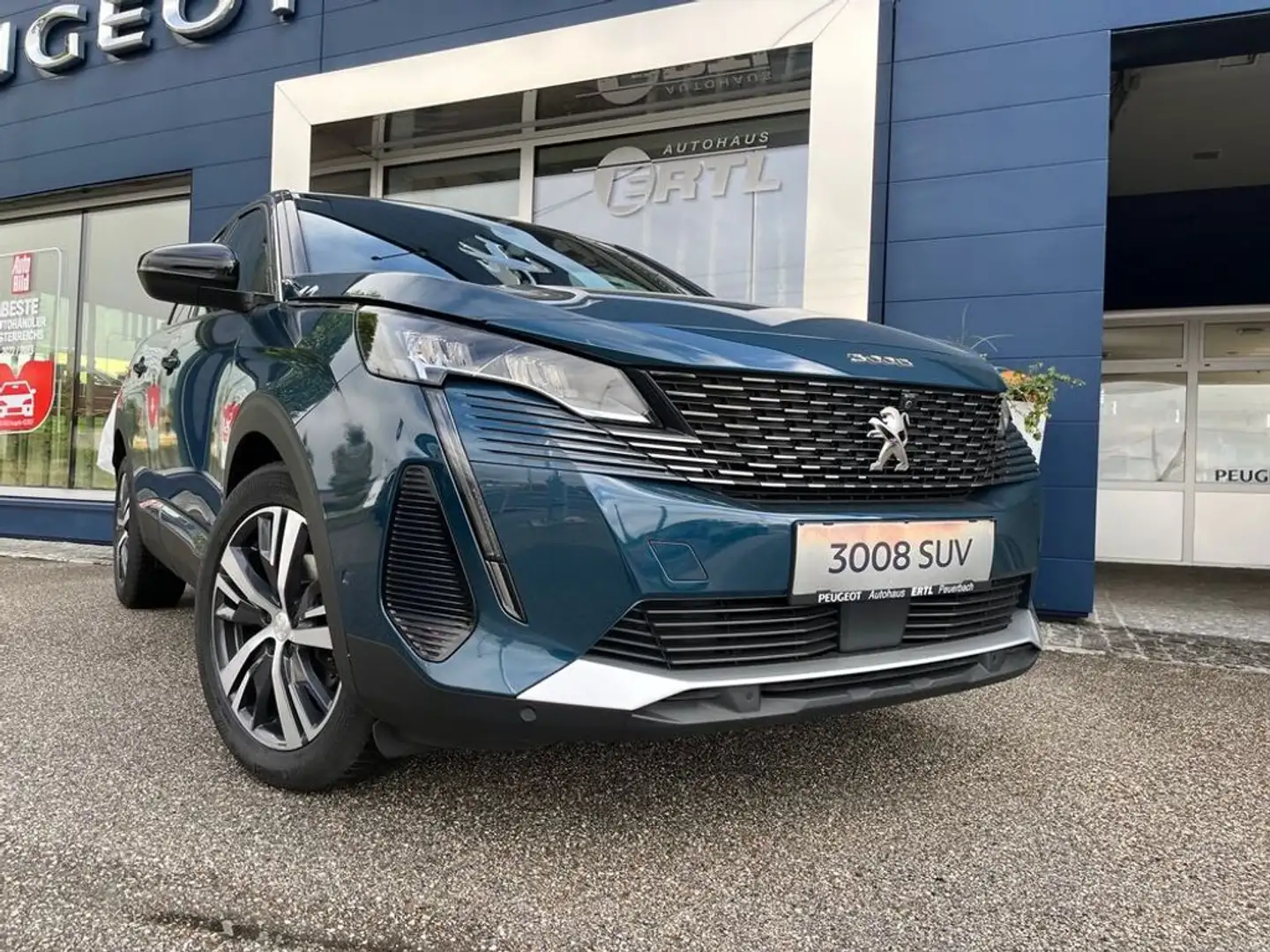 Peugeot 3008 Allure BHDI130 EAT8 AHK elektr.Heckklappe Blau - 2