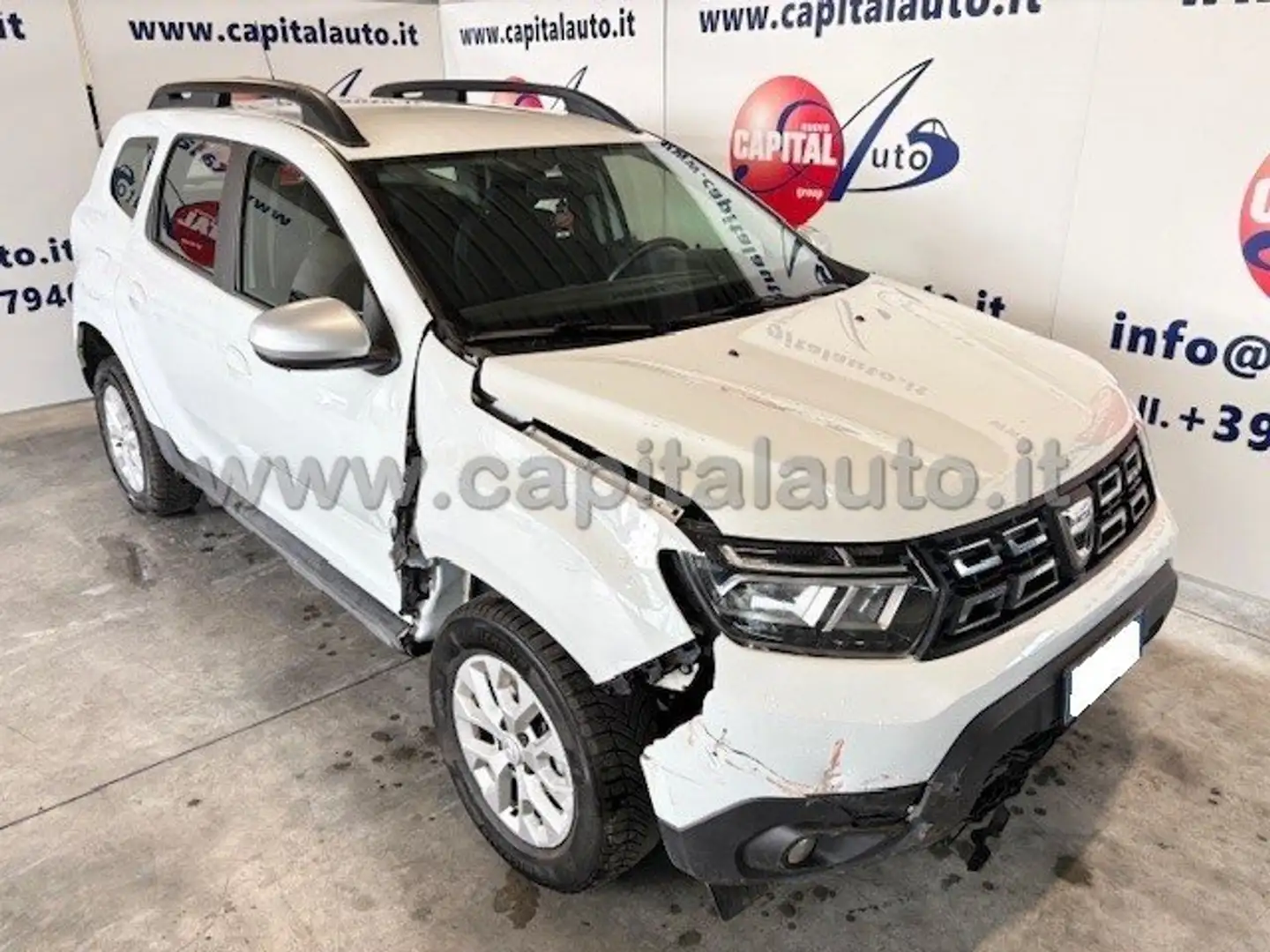 Dacia Duster 10 TCE 100CV GPL NETTO 8300 MOTORE OK Bianco - 2