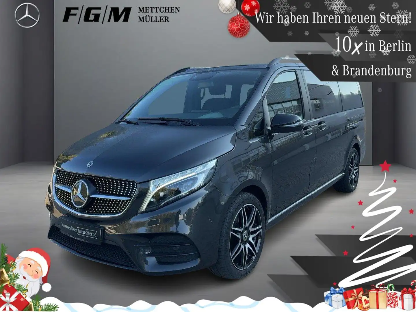 Mercedes-Benz V 250 V250 d Edition AMG-Line Lang TWA|AHK|CarPlay Grau - 1