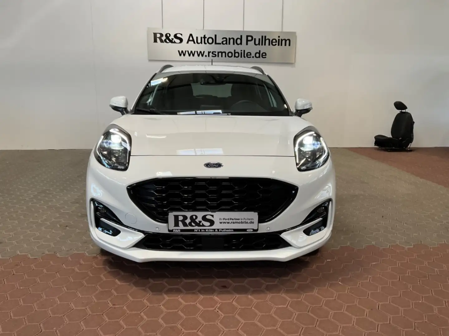 Ford Puma ST-Line MHEV+AHK+Kamera+KeyFree+Navi+Tempomat Blanc - 2