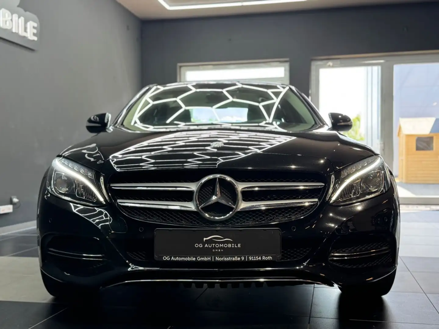 Mercedes-Benz C 200 CGI*LED*NAVI*HEADUP*BURMESTER*DISTRO*LEDER Nero - 2