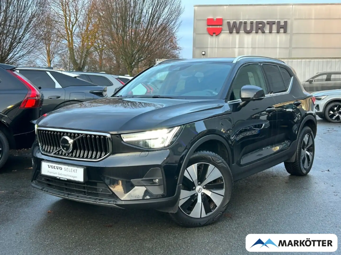 Volvo XC40 T5 Recharge Core 360°/ACC/AHK/SHZ/BLIS Schwarz - 1