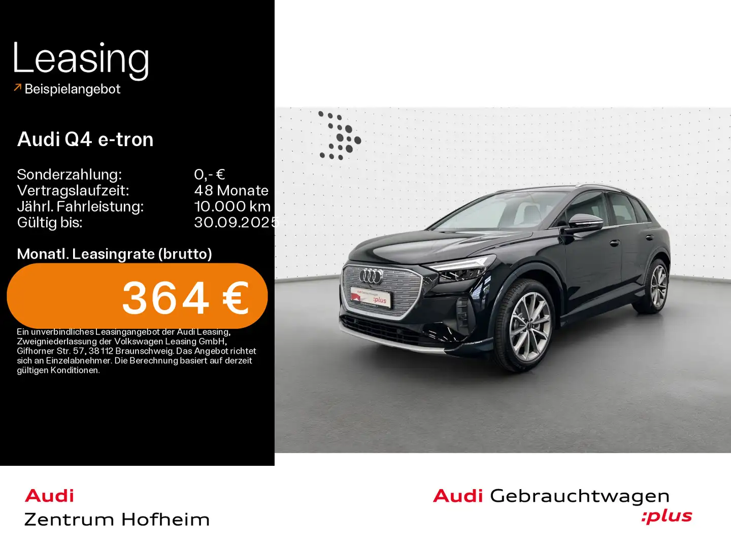 Audi Q4 e-tron 45 advanced*LED*Virtual*Navi+*Kamera*A Nero - 1