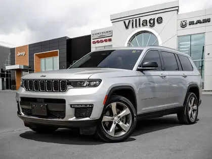 Silver 2021 Jeep Grand Cherokee L Limited 4WD SUV / Crossover Four-Wheel Drive 8-Speed Automatic