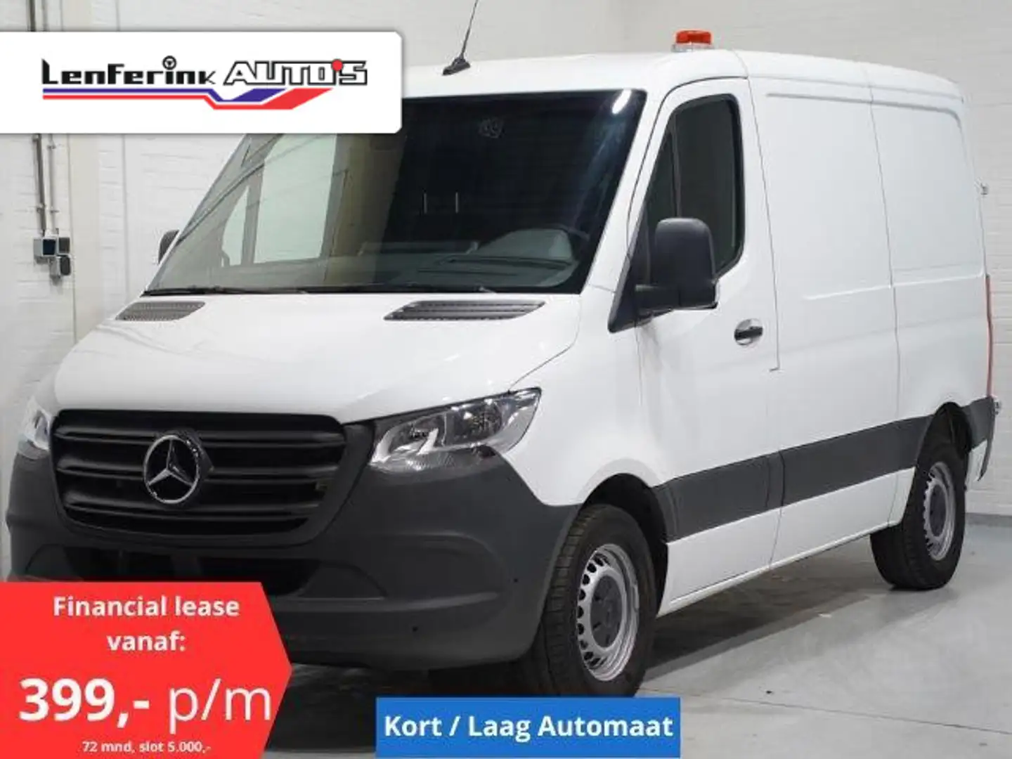 Mercedes-Benz Sprinter 315 CDI 150 pk L1H1 Automaat Navi, Camera Dodehoek Blanc - 1