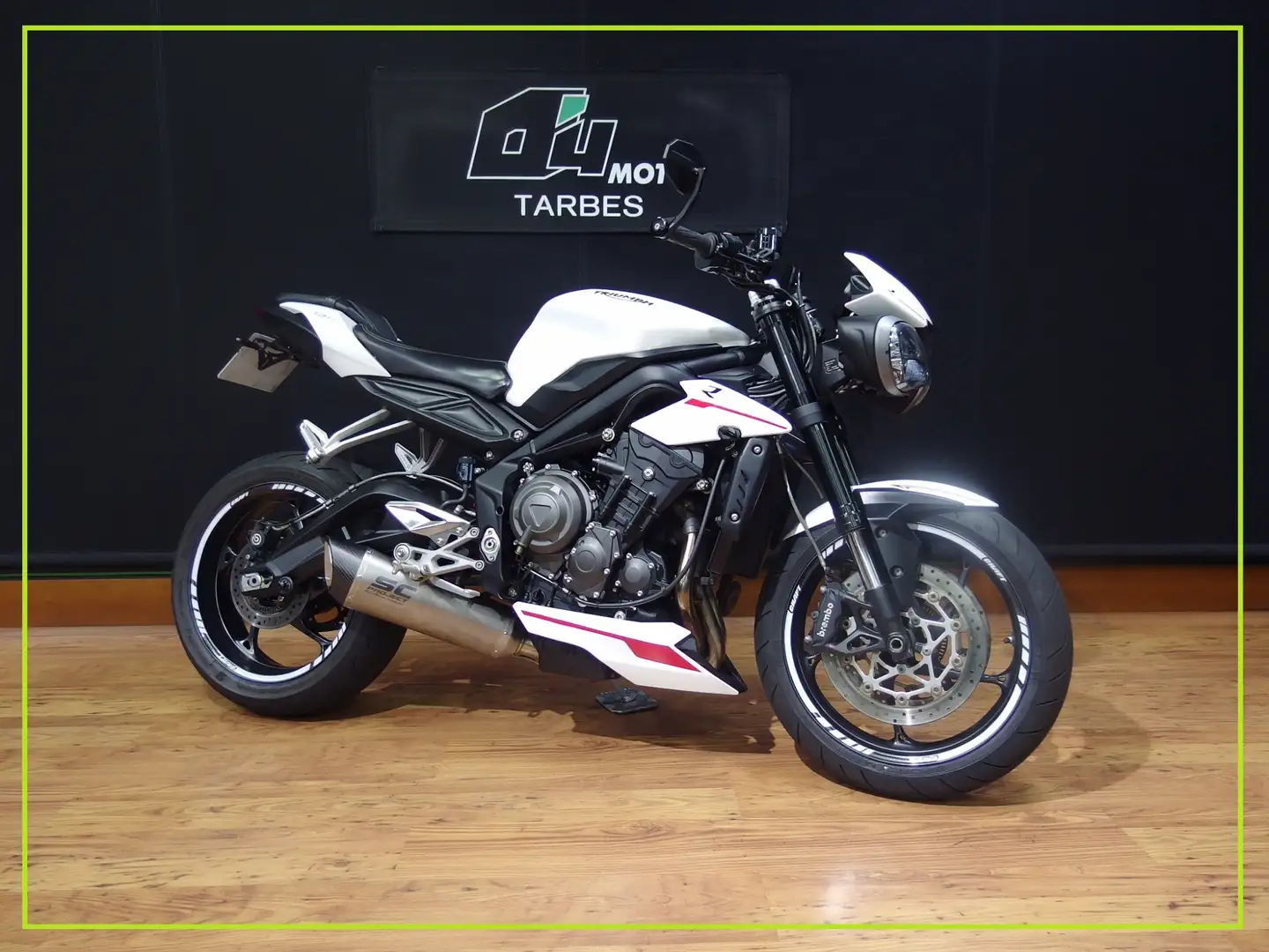 Triumph Street Triple 765 Blanc - 1