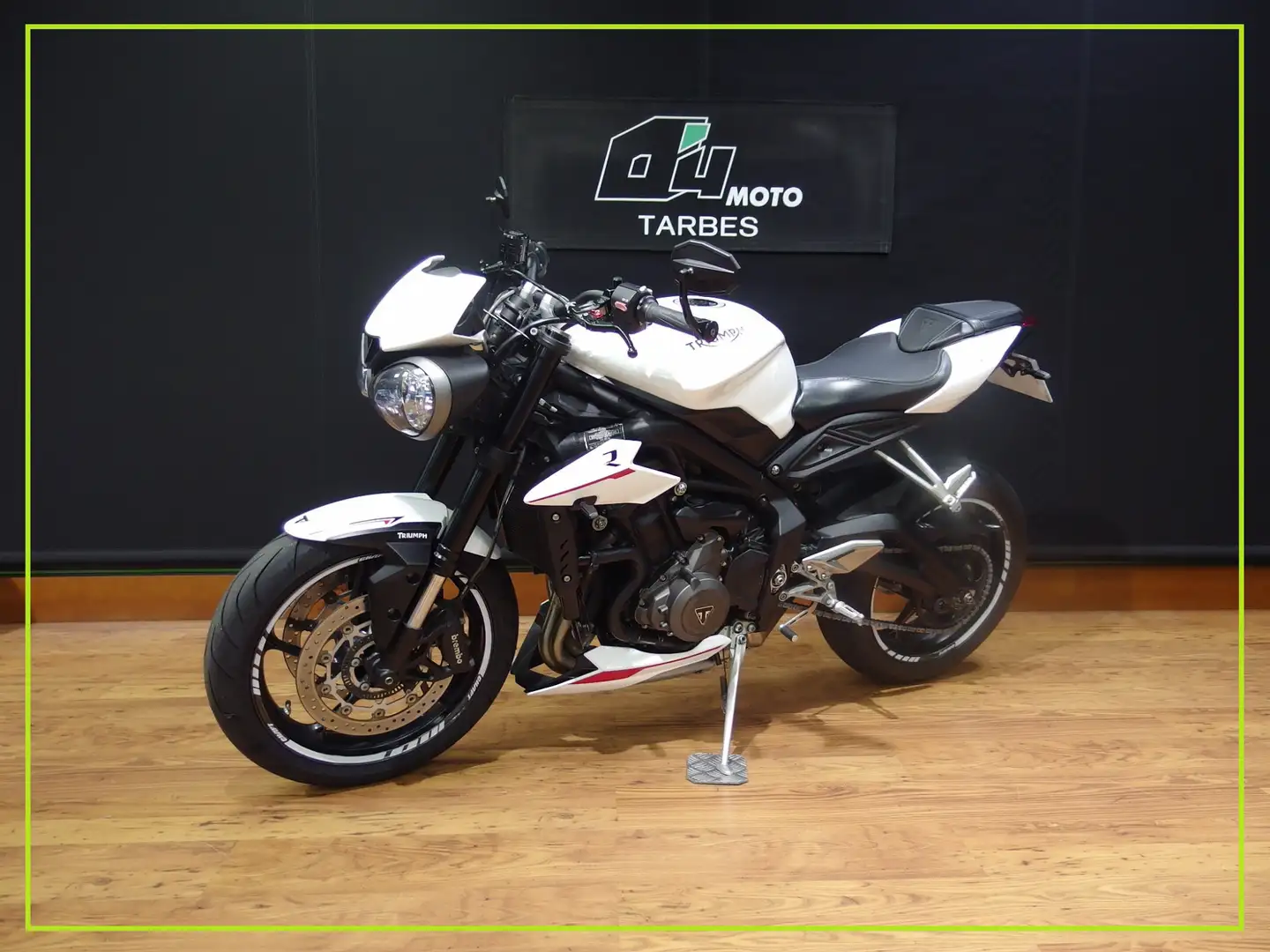 Triumph Street Triple 765 Blanc - 2