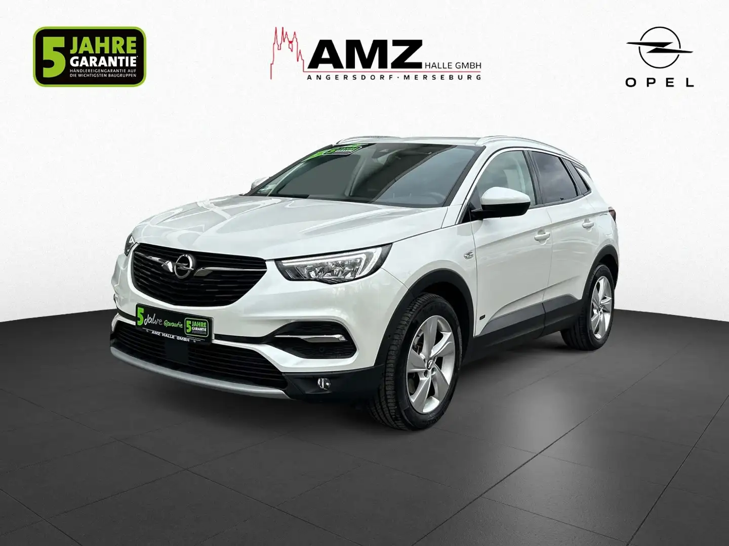 Opel Grandland 1.6 HYBRID4 Elegance *KEYLESS*SHZ*KAM* Weiß - 1