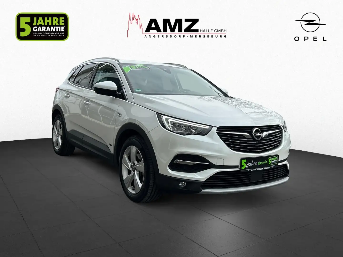 Opel Grandland 1.6 HYBRID4 Elegance *KEYLESS*SHZ*KAM* Weiß - 2
