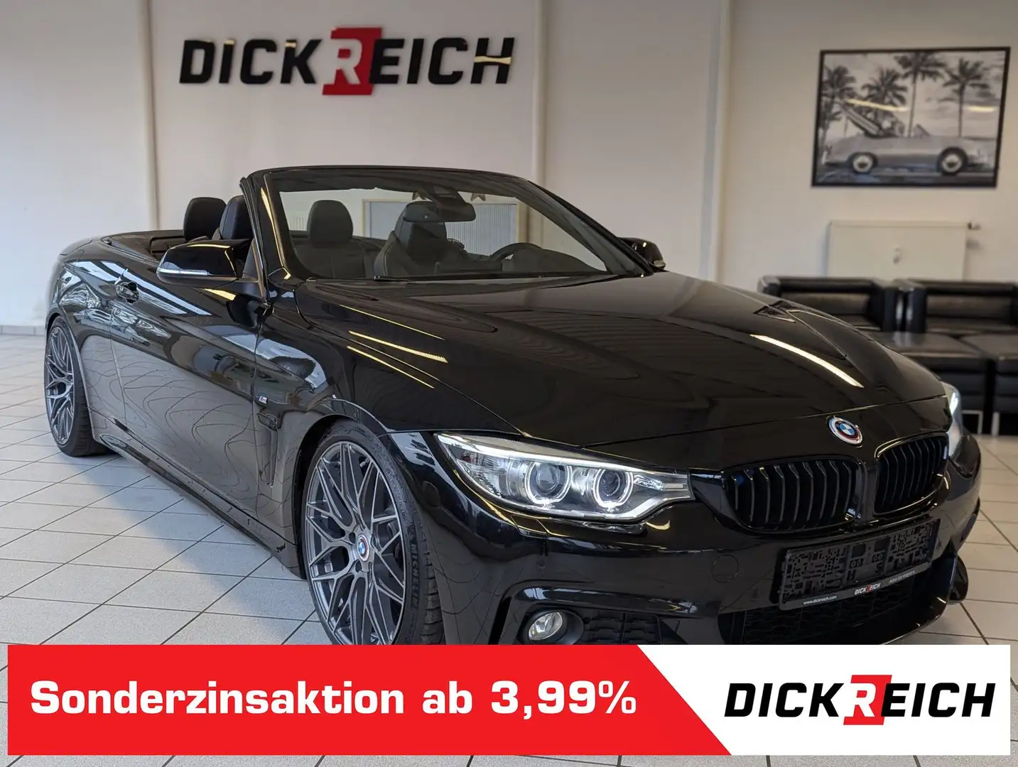 BMW 430 d M-Sport HUD Kamera Memory 19" TOP-Gepflegt Schwarz - 1