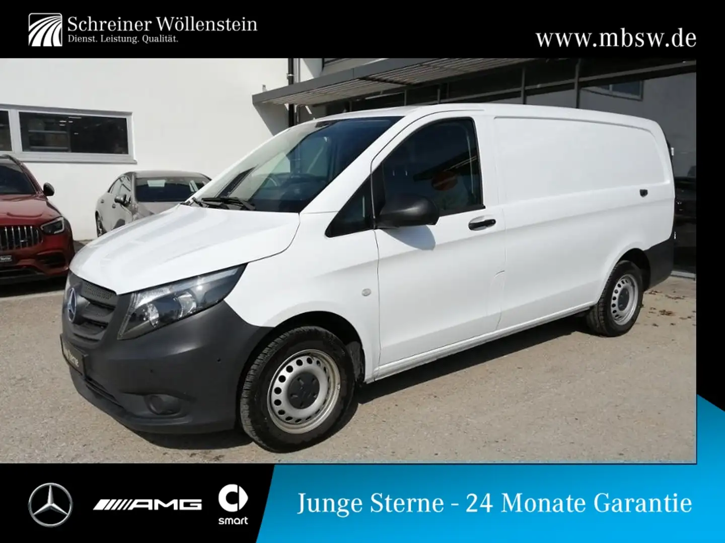 Mercedes-Benz Vito 116 KA L *Navi*Kamera*PDC*SHZ*Klima*Temomat Weiß - 1