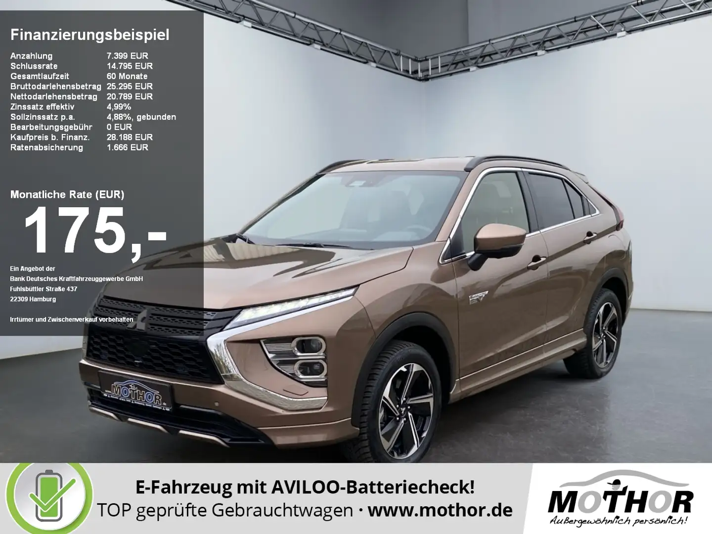 Mitsubishi Eclipse Cross Plus Select 2,4l ACC KAM360 DAB smeđa - 1