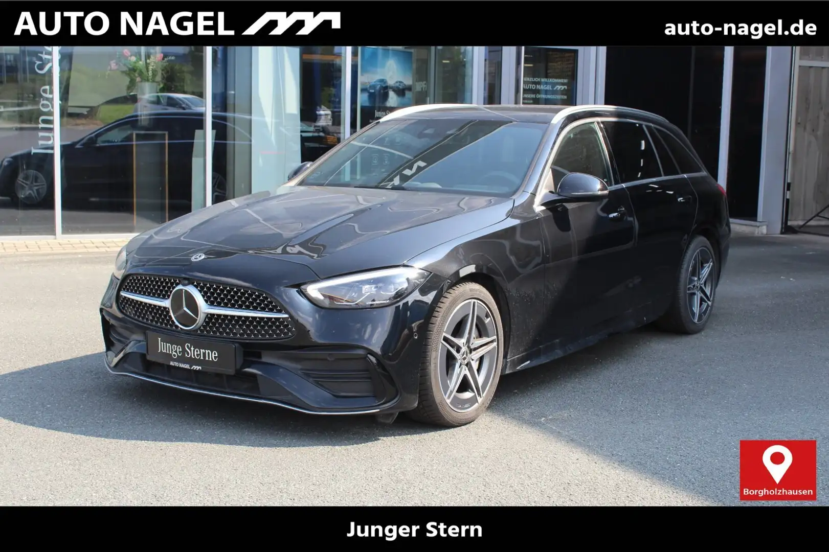 Mercedes-Benz C 220 C 220 T d AMG AHK+NAVI+LED+KAMERA+SITZHEIZ.+DAB+ Negro - 1