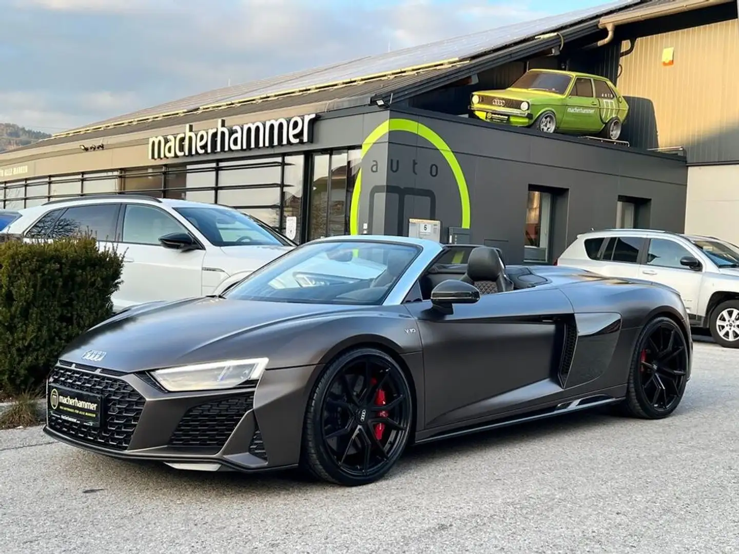 Audi R8 Spyder V10 performance***CARBON*B&O*KERAMIK*** Marrone - 1