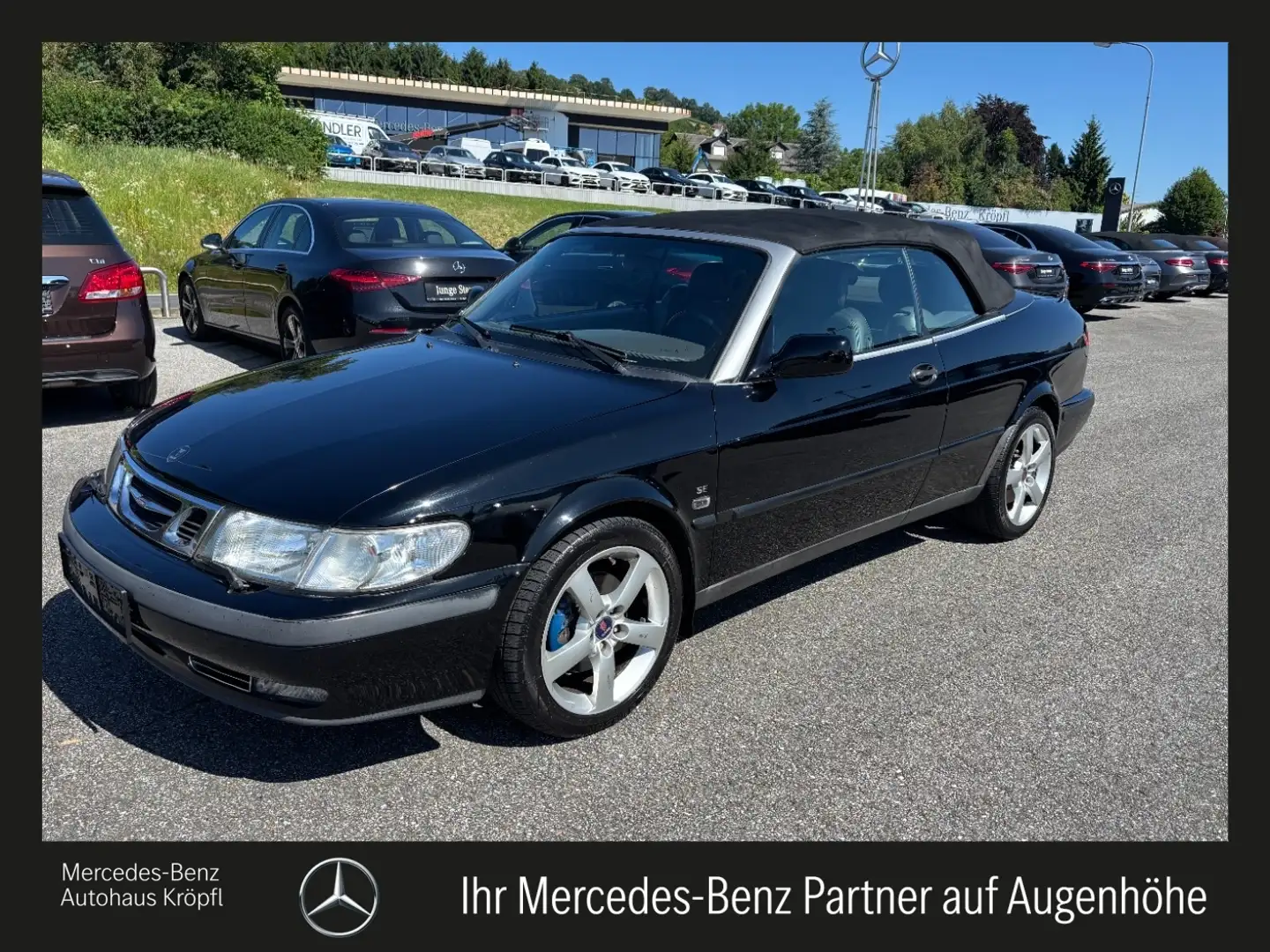 Saab 9-3 Cabrio Leder Schwarz - 1