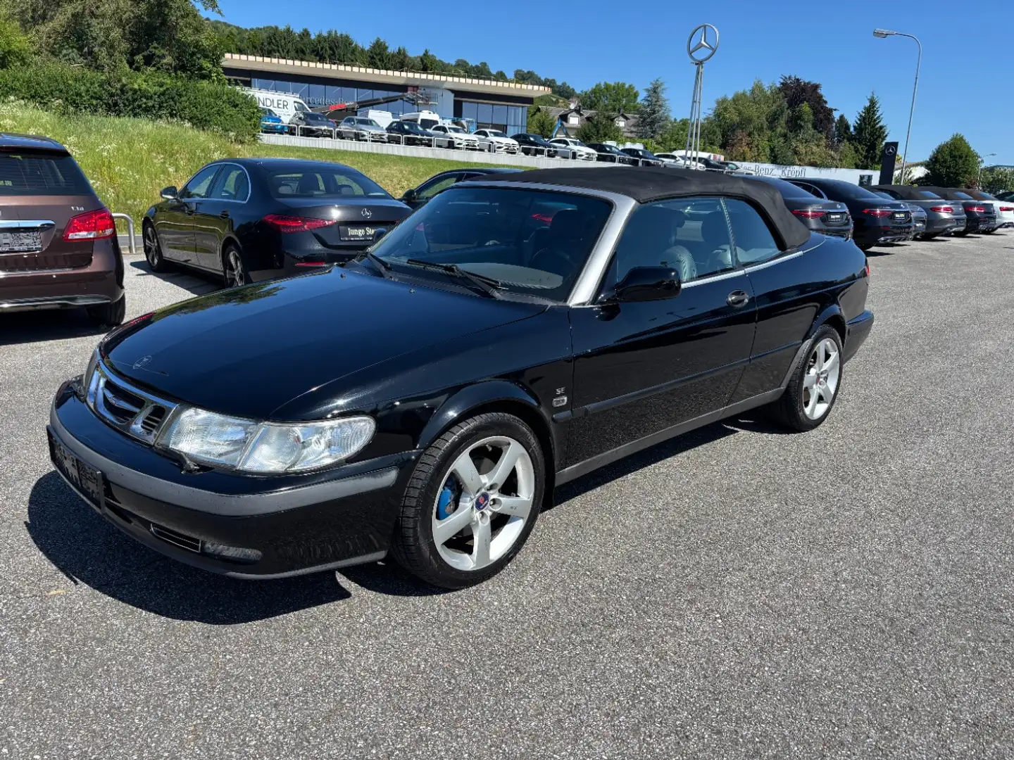 Saab 9-3 Cabrio Leder Schwarz - 2