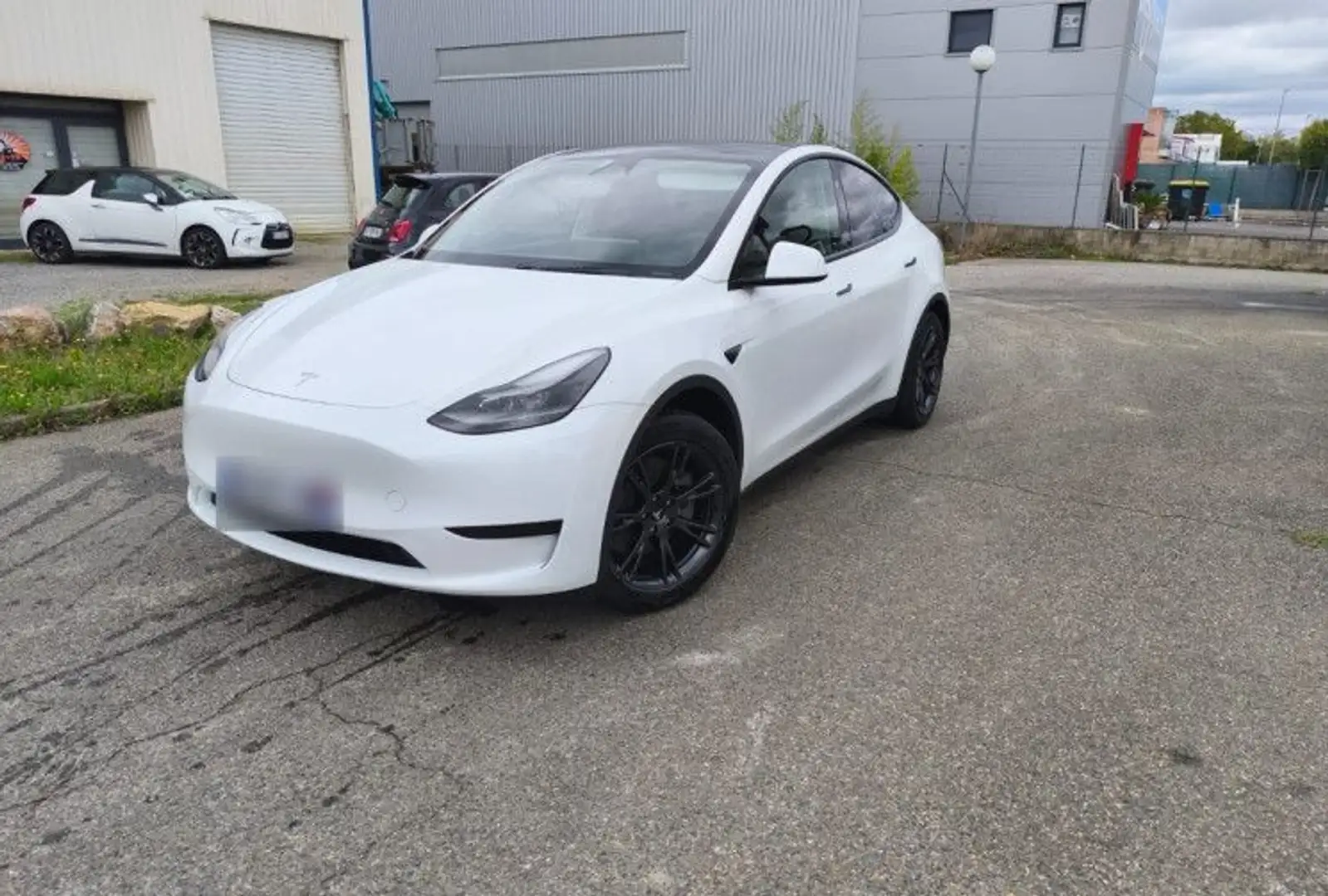 Tesla Model Y Standard RWD 30450€ HT TVA DEDUCTIBLE 1ère Main. Blanc - 1