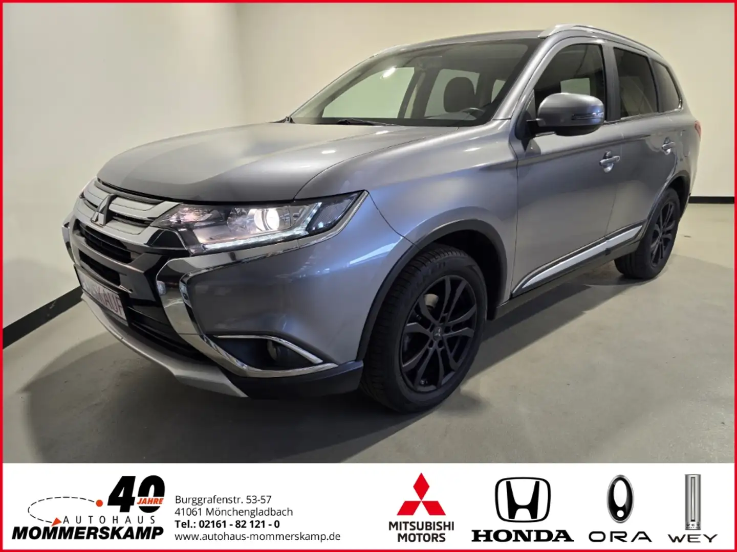 Mitsubishi Outlander Edition 100 2WD 2.0 MIVEC 8-fach bereift+Kamera+Si Grau - 1