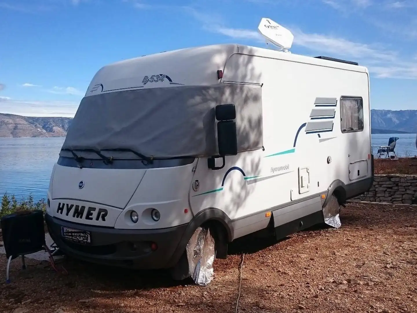 Fiat Ducato Hymer B534 Weiß - 1