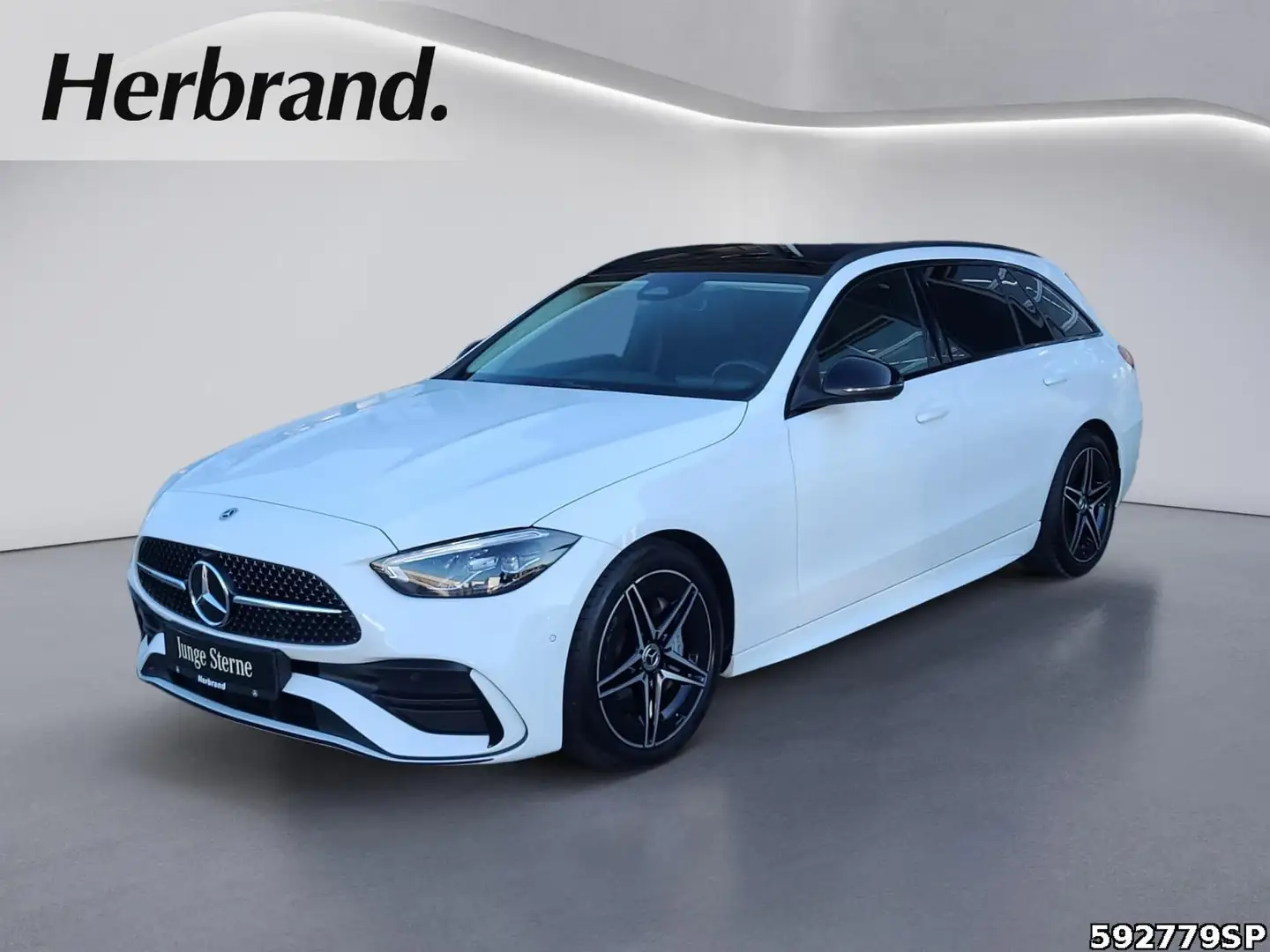 Mercedes-Benz C 180 T AMG Night Pano AHK LED El. Heckklappe. Weiß - 1