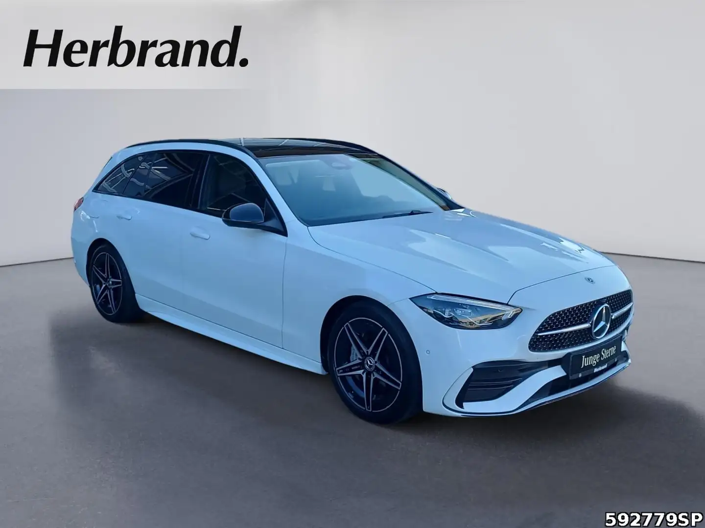 Mercedes-Benz C 180 T AMG Night Pano AHK LED El. Heckklappe. Weiß - 2