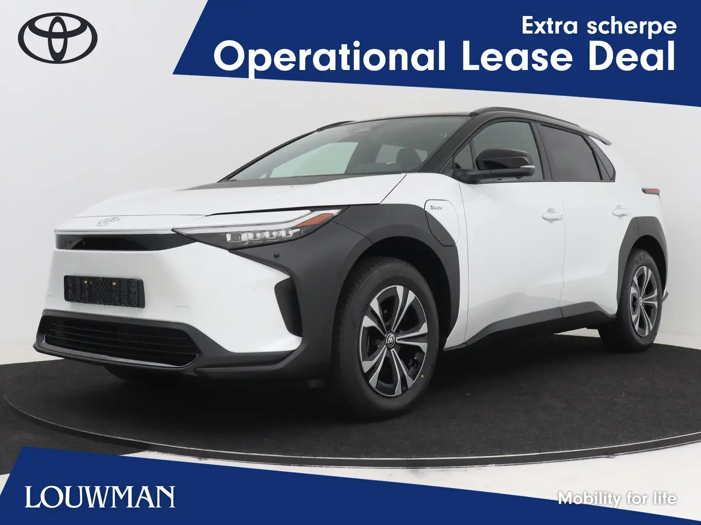 Toyota bZ4X Dynamic Bi-Tone + Panoramisch dak 71 kWh ACTIEPRIJ Wit - 1