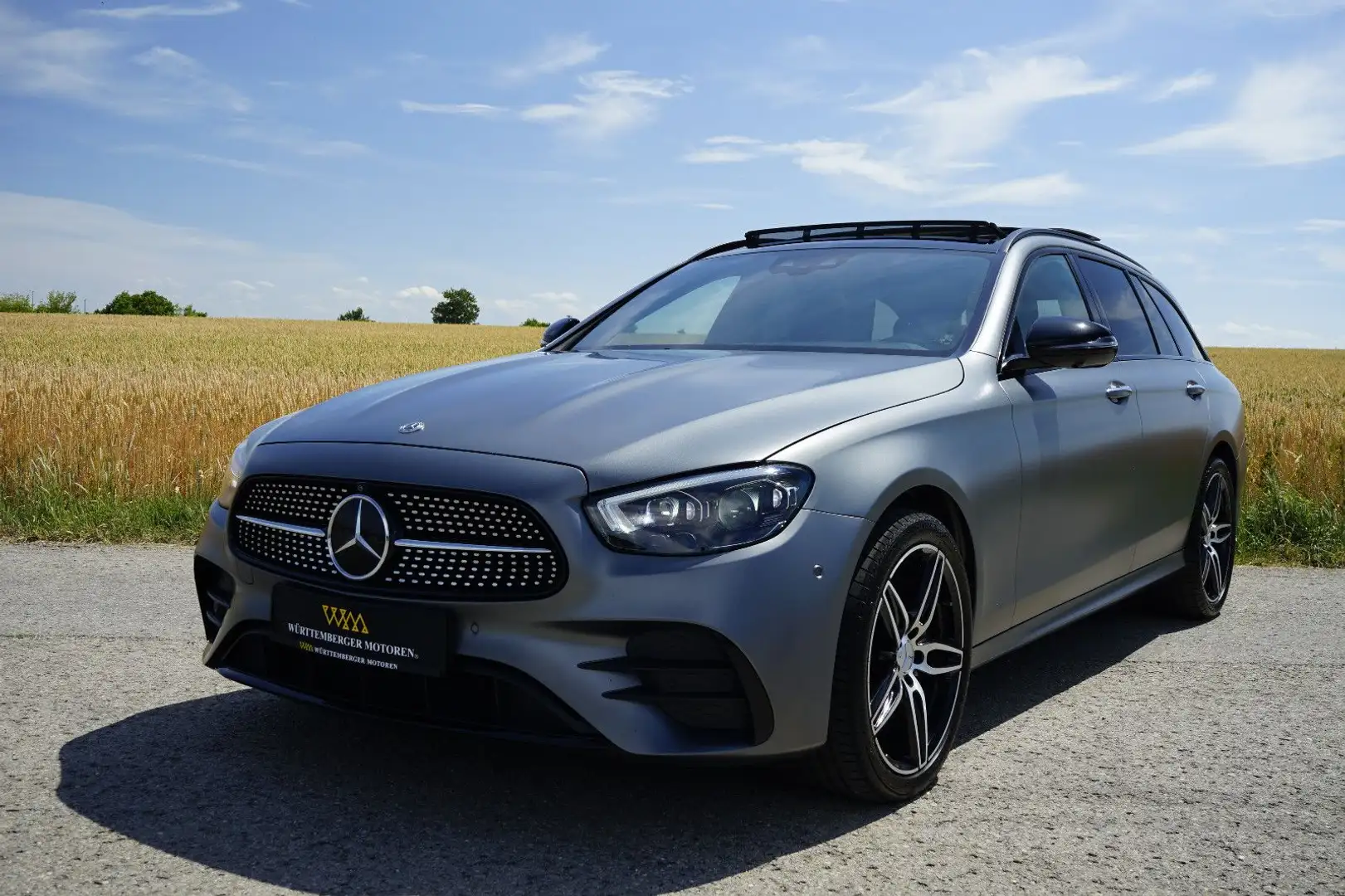 Mercedes-Benz E 400 E400d 4M*AMG*PANO*TV*BURM*STHZG*MASSAGE*MBEAM* Gris - 1