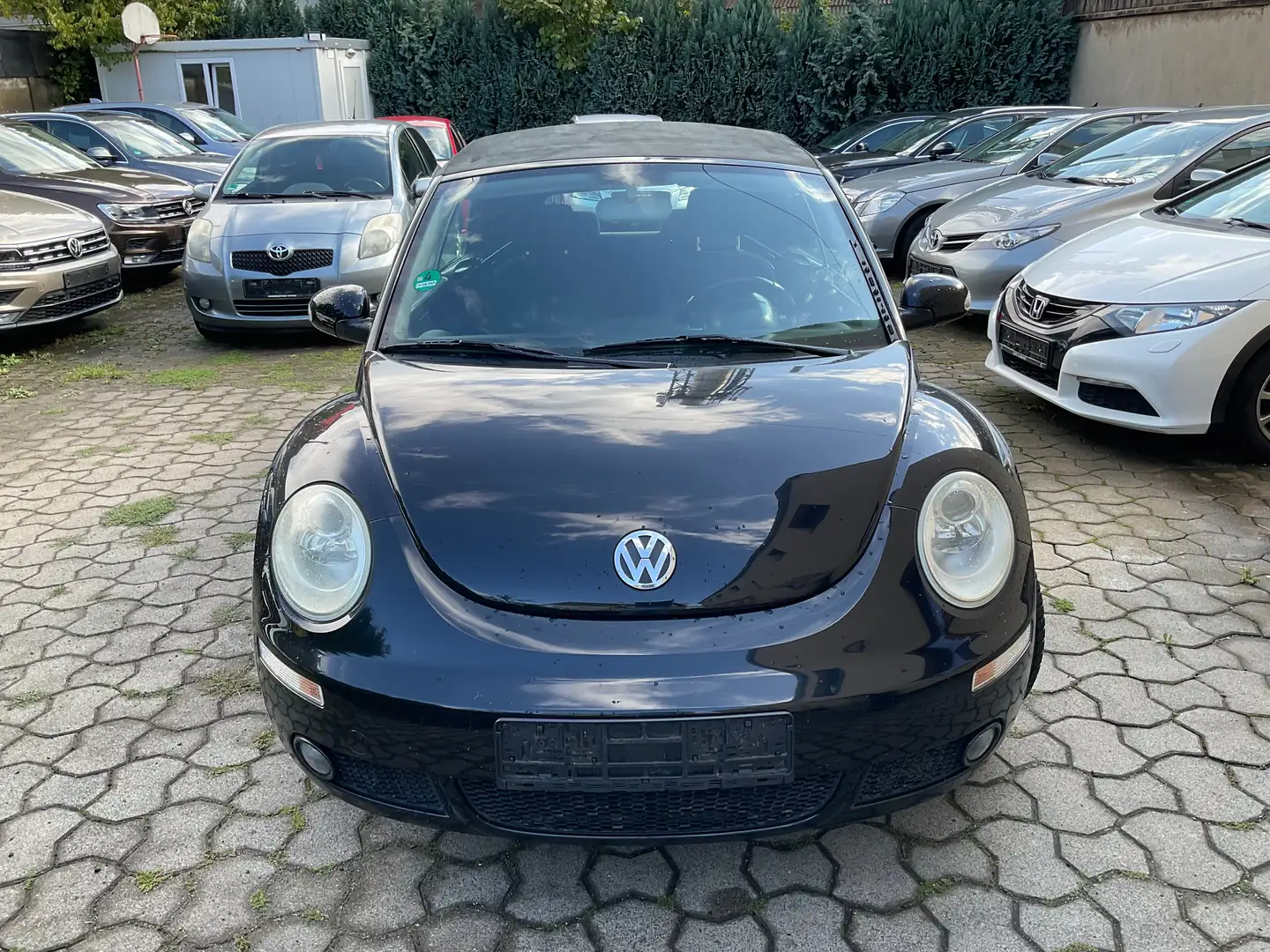 Volkswagen Beetle 1,6.Cabrio, El.verdeck,Klima,PDC,SitzH. Zwart - 2