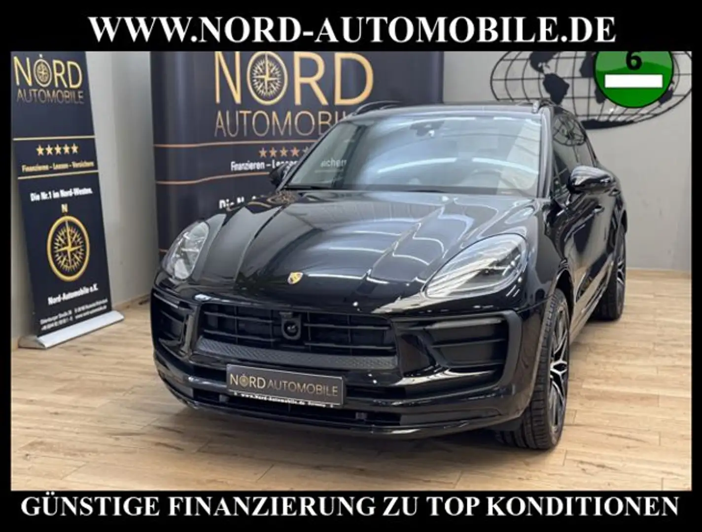 Porsche Macan Face-Lift Allrad PDK *PANO*21ZOLL*LUFT*ACC Czarny - 1