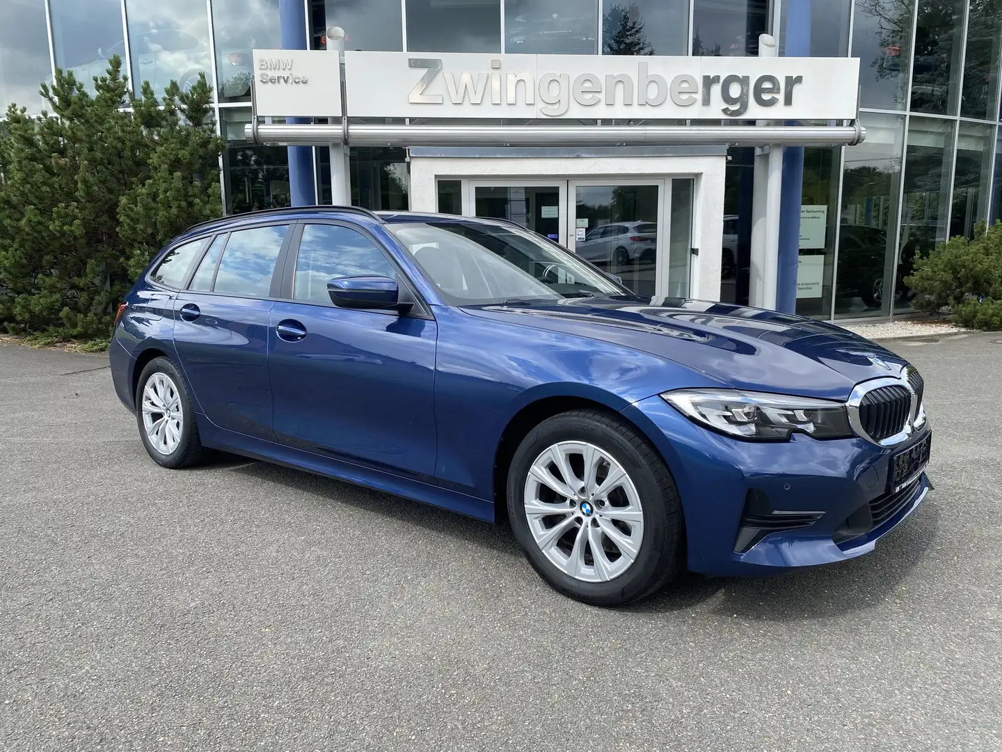 BMW 318 d AHK Sitzhzg. LED NAVI Advantage DAB WLAN Bleu - 1